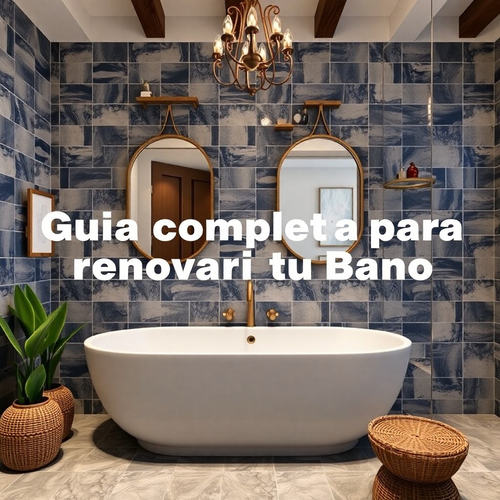 Baño moderno renovado con acabados profesionales
